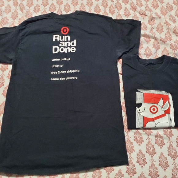 (2) Target work T-Shirts, mens small/medium - Picture 3 of 5